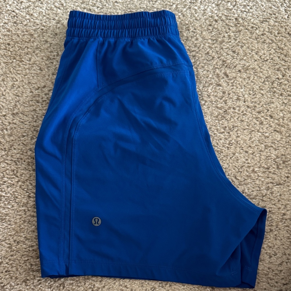 lululemon athletica Men's Vibrant Blue Athletic Shorts